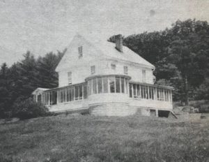 The Dickinson farmhouse